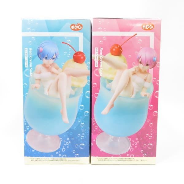 中古 未開封品 1/7スケールフィギュア クリームソーダ Re:ゼロから