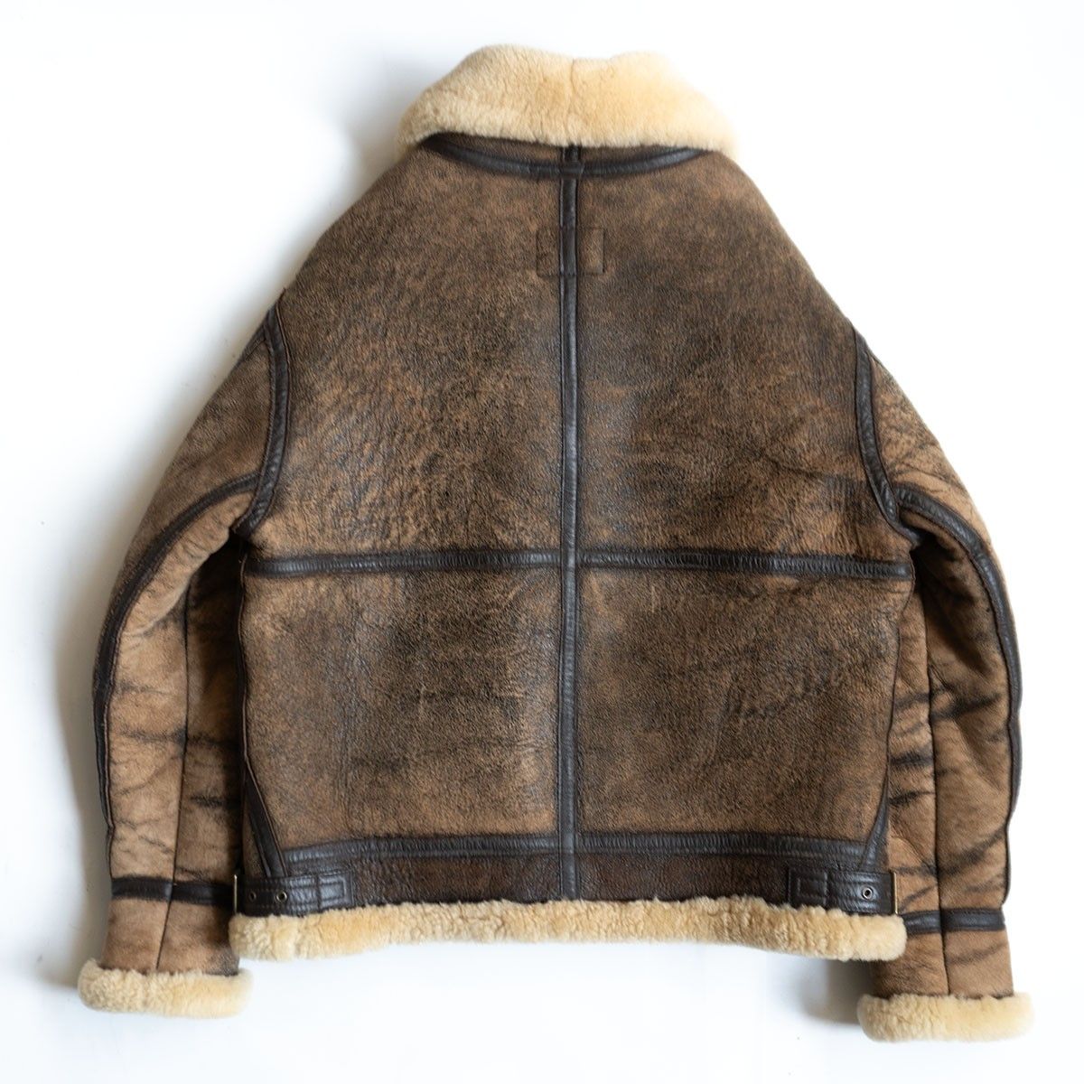 雰囲気抜群】WIND ARMOR【B-3 ムートンボンバージャケット】L ブラウン