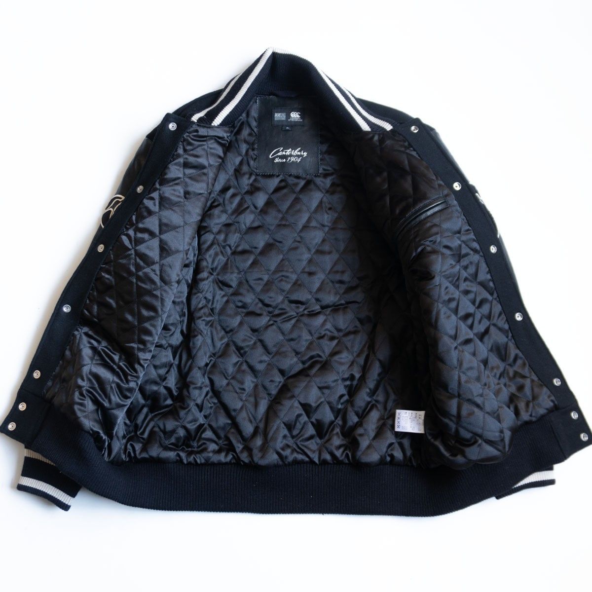 タグ付き未使用品】CANTERBURY【フルデコ レザー スタジャン】3L