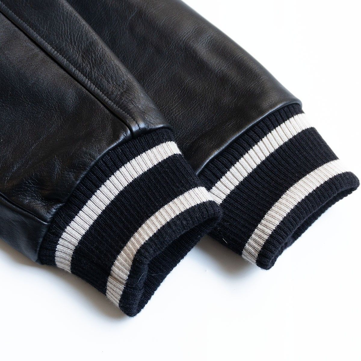 CANTERBURYスタジャン 本革 ジャケット ワッペン フルデコ XL