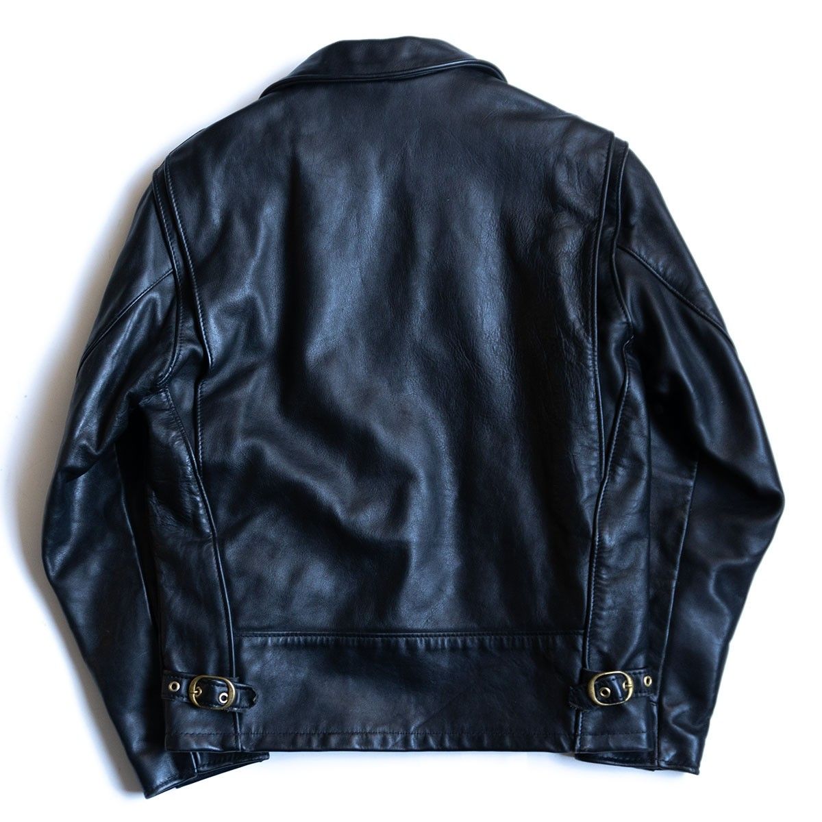 美品】SCHOTT【AT101/シングルライダースジャケット】38 襟 レザー