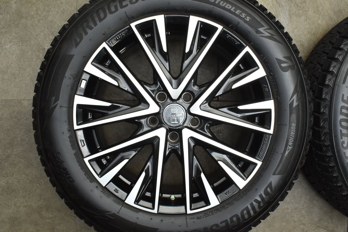  交換用に スマック 18 in 7 5 J 38 PCD 114 3 ブリヂストン ブリザック DM V 235 60 R NX RX エクストレイル CX 80 18インチ タイヤ ホイールセット