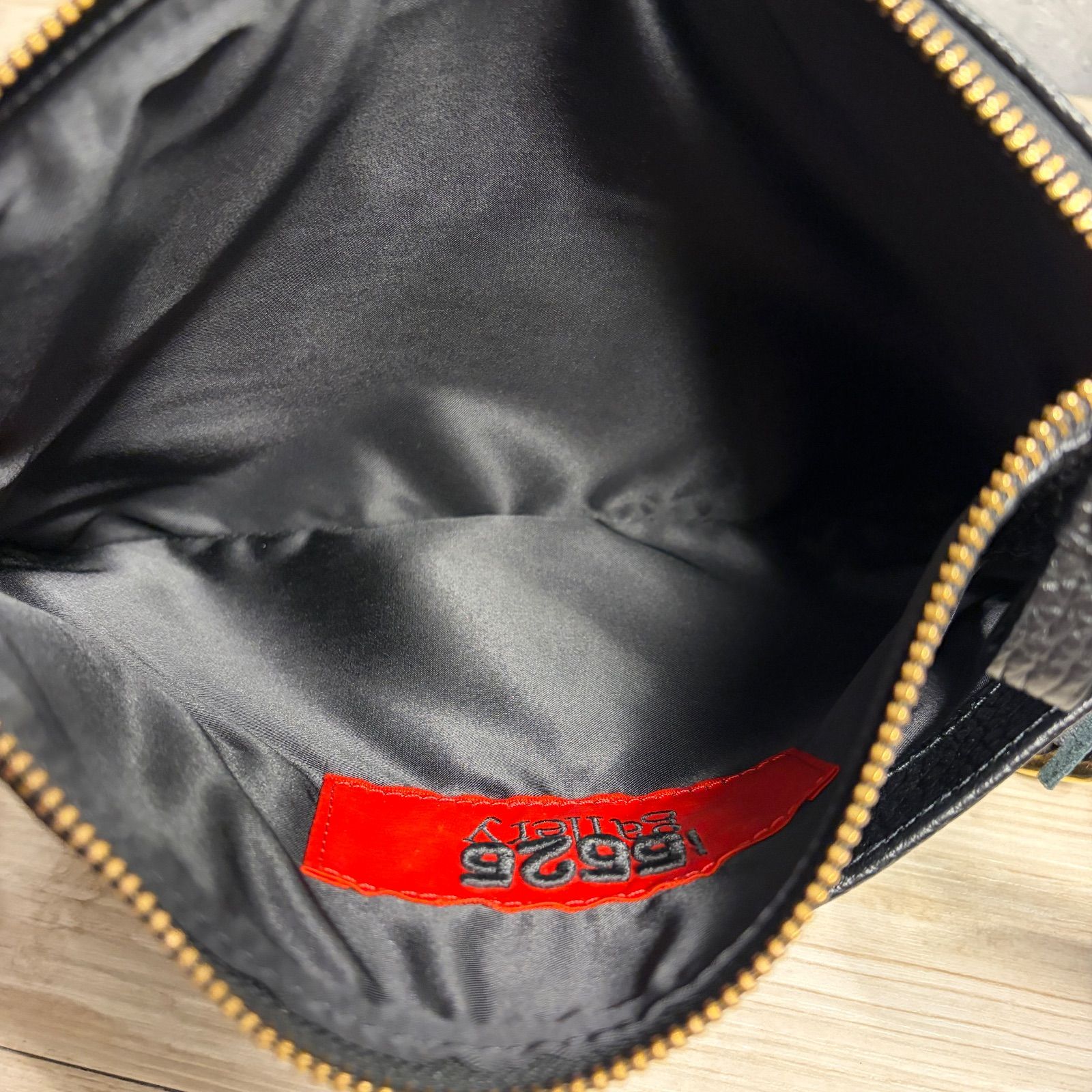 PORTER 5525 gallery フリンジ レザーショルダーバッグ ブラック シボ革 保存袋付き ショルダーバッグ ショルダーバッグ バッグ