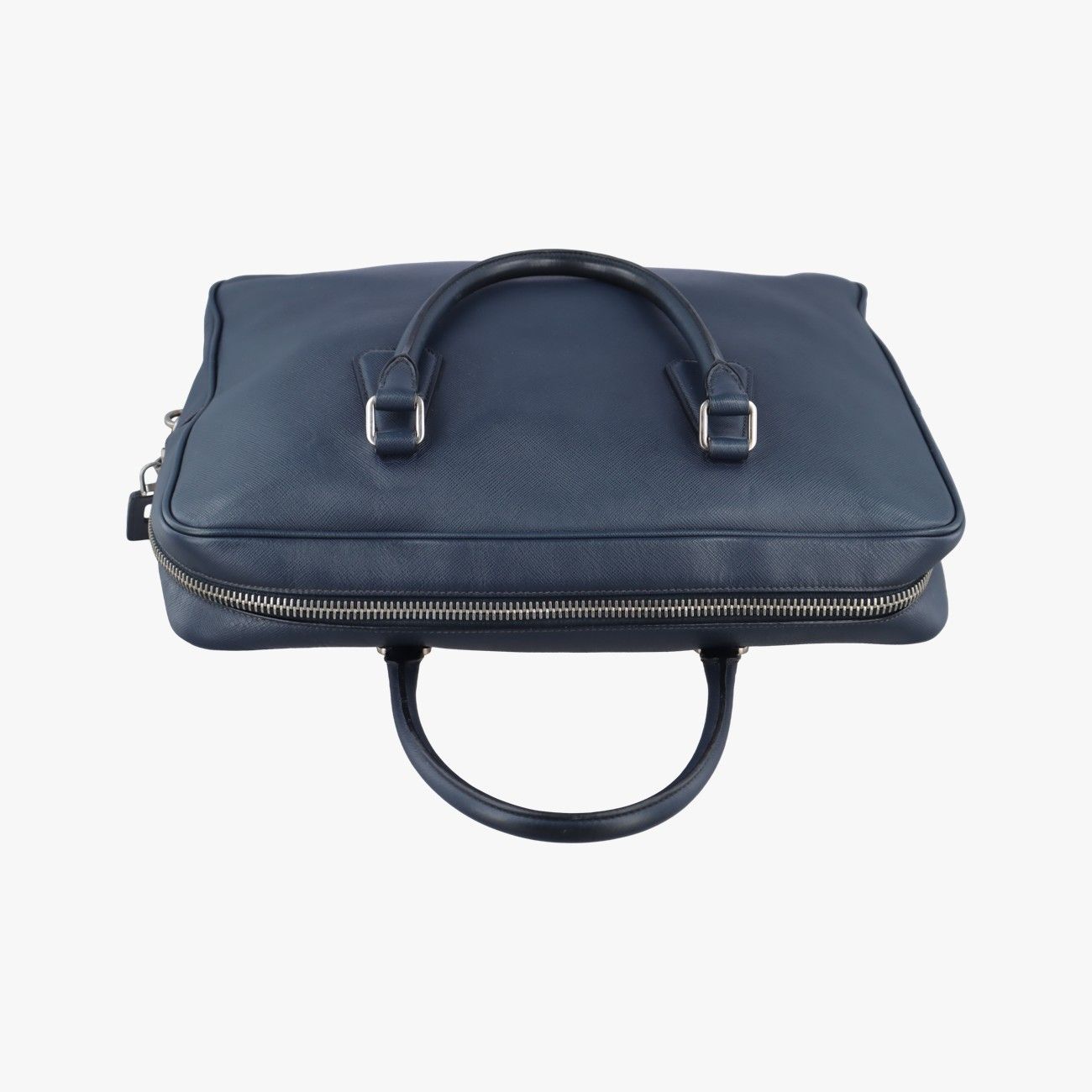 プラダ ビジネスバッグ ブリーフケース サフィアーノレザー ネイビー PRADA（プラダ） サフィアーノ ビジネスバッグ ブリーフケース 書類鞄