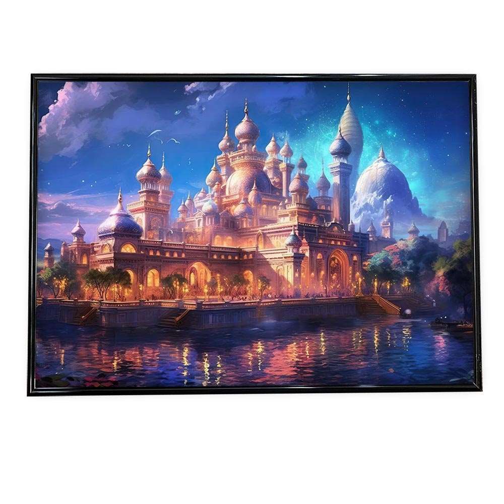 【A1サイズ（約59x84cm）】【si-poster-243】城 海外 風景 宮殿 ポスターおしゃれ ファッション ポスター アート モダン 絵 画   特大 大きい 小さい フォト 横