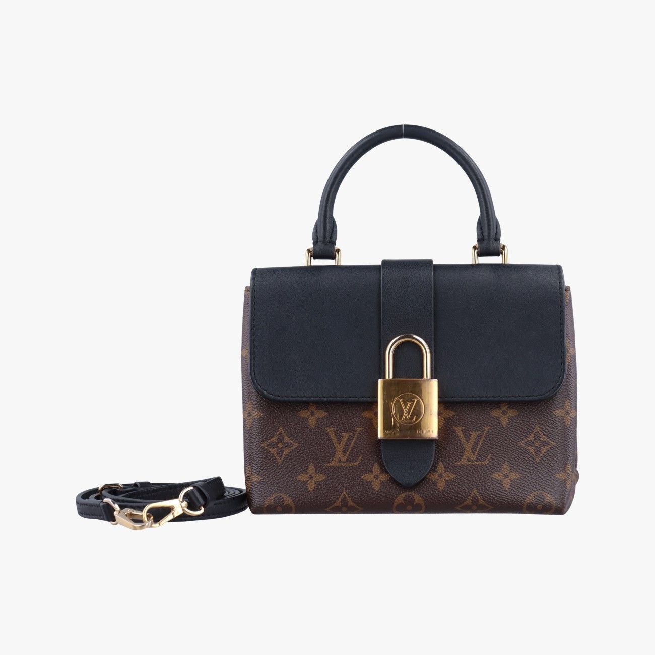ルイヴィトンLouis VuittonロッキーBB モノグラム/ブラウン×ブラック