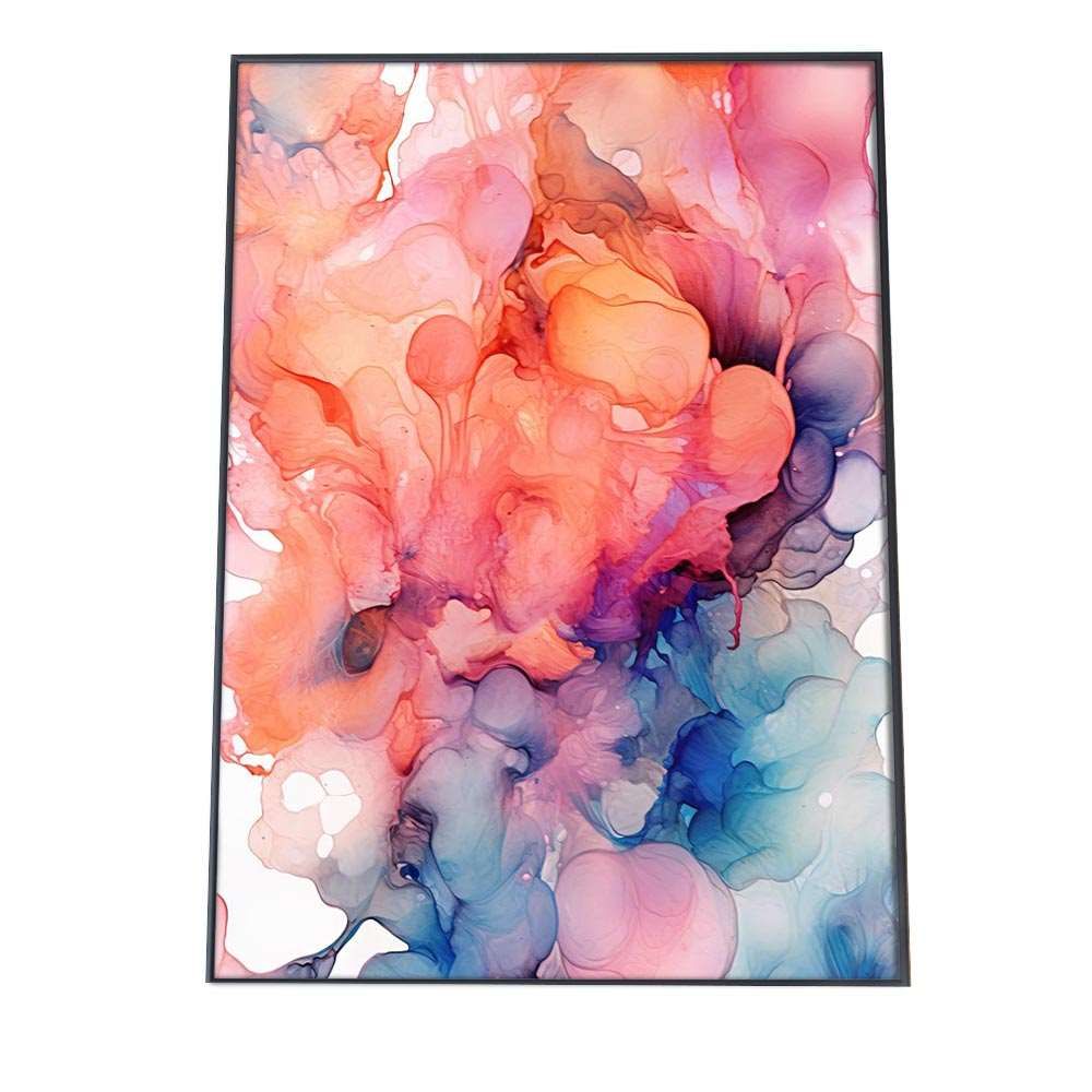 A3サイズ（約30×42cm）】【si-poster-254】大理石 マーブル カラフル