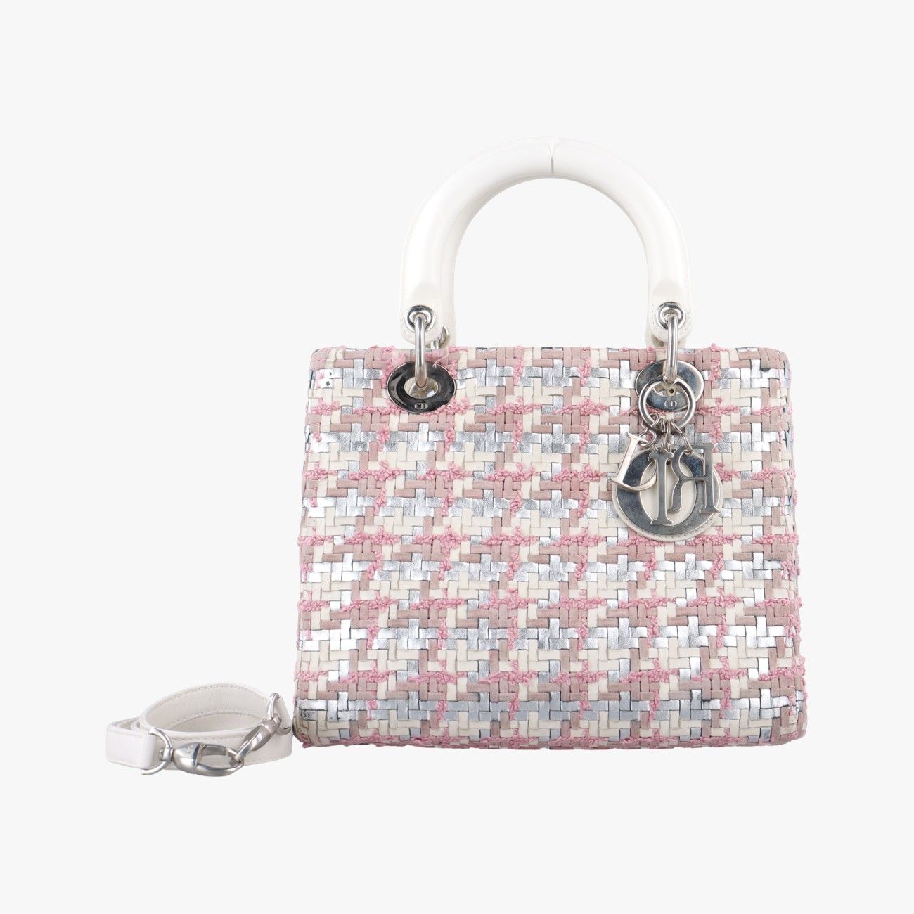 クリスチャンディオールChristian Diorレディディオール ホワイト マルチカラー レザー 02 MA 0153