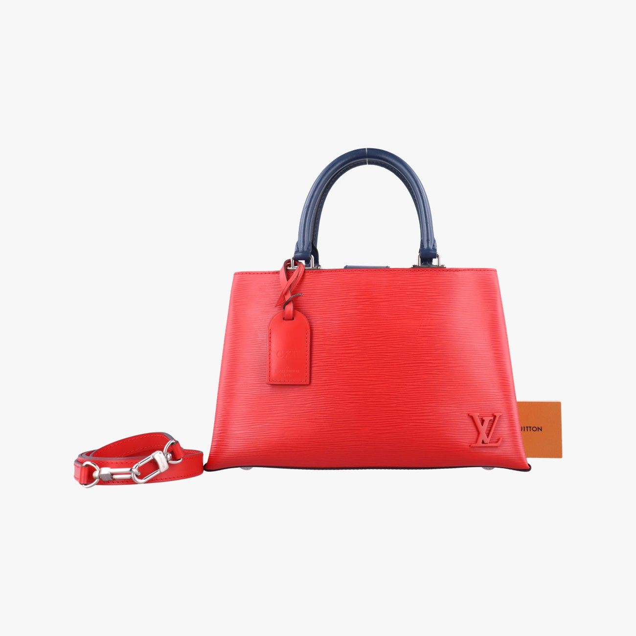 ルイヴィトンLouis Vuittonクレベール PM レッド ブルー エピ M 51333 FL 3117