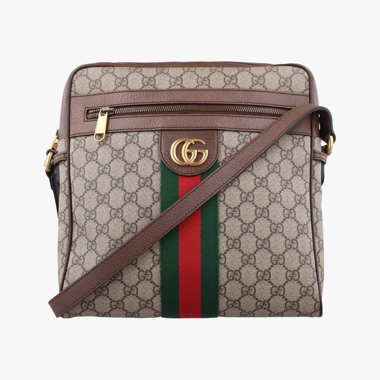 グッチGucciオフィディア ブラウン レッド グリーン PVCコーティングキャンバス 547934