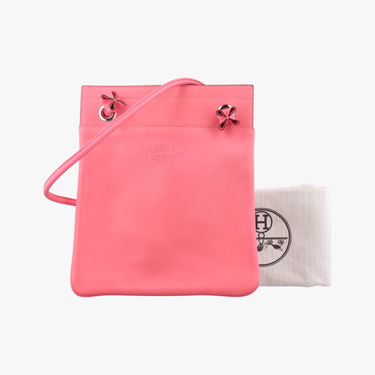 エルメスHermesサック アリーヌ ミニ ピンク ラムスキン D AM 005 UH