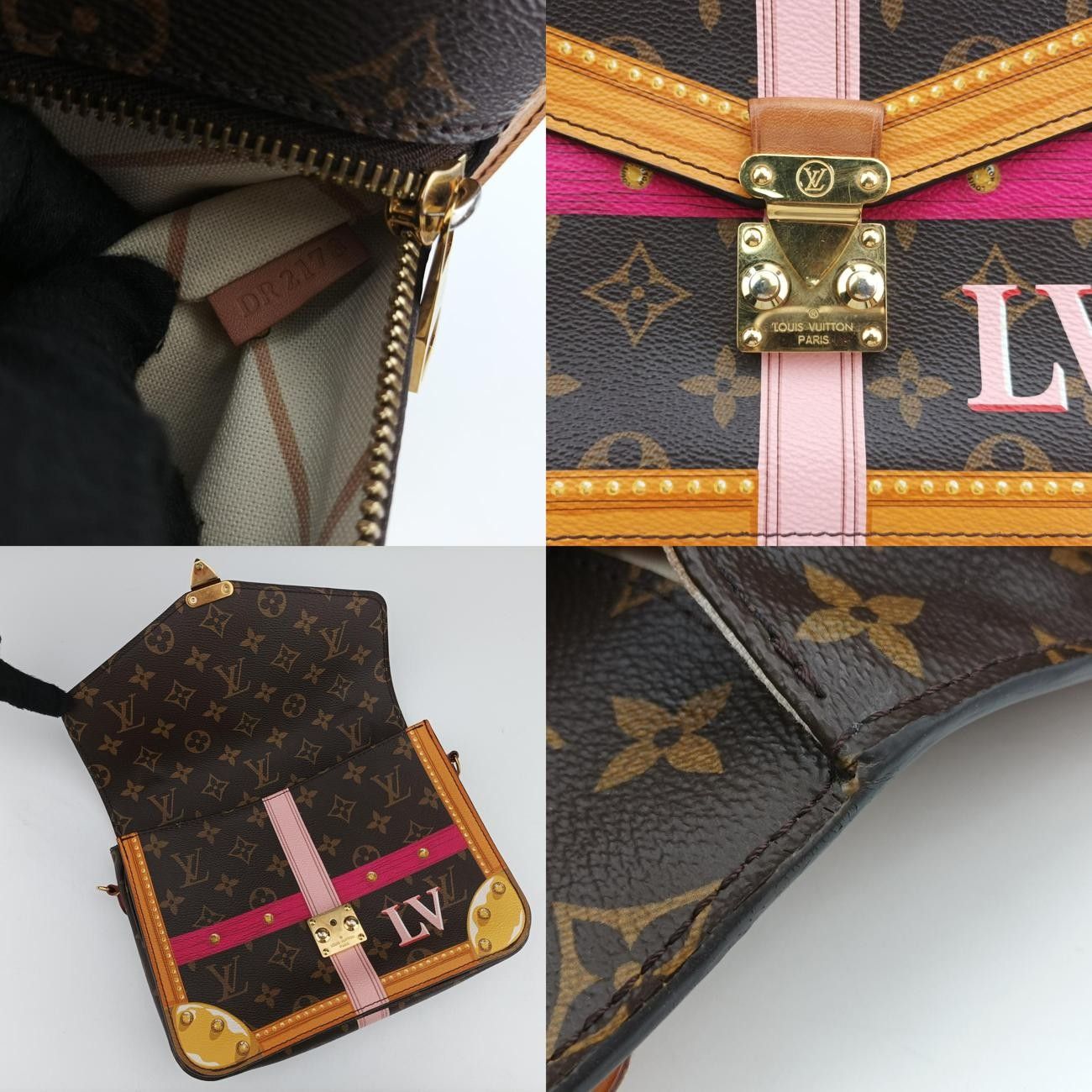 マルチカラー モノグラムキャンバス