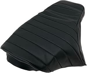 スズキ GN 125 設計 シートカバー 日本製 厚手生地 生地色 座面 黒タックロール パイピング黒 張替タイプ