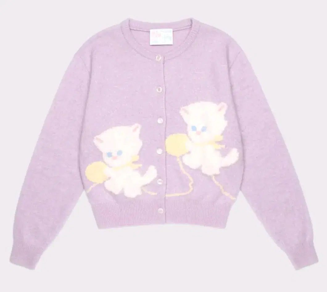 JOLIE LAIDE カシミア カーディガン ライラック