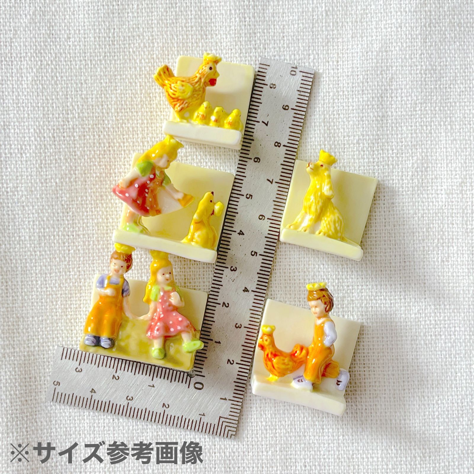 フェーヴ 王冠の子どもたち カード立て フランス フェーブ ミニチュア