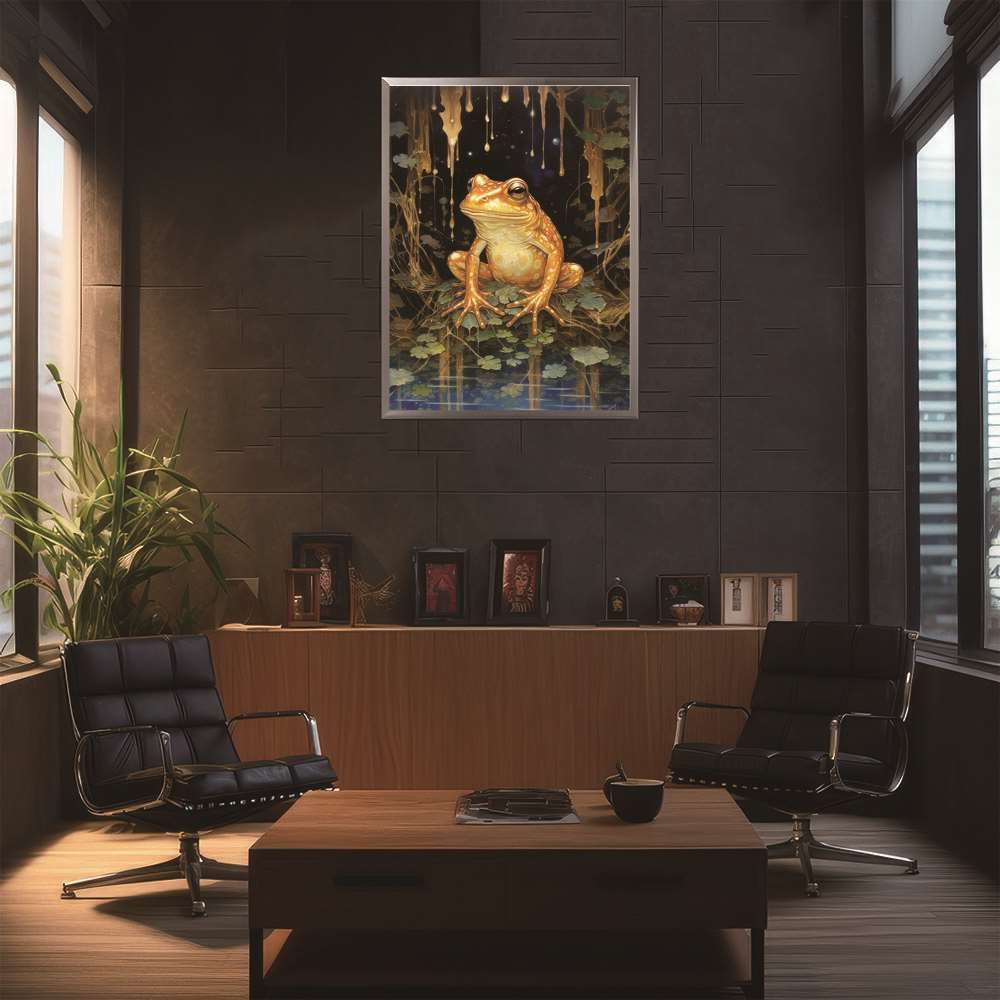A1サイズ（約59x84cm）】【si-poster-463】ポスター 金運 金 黄金 風水