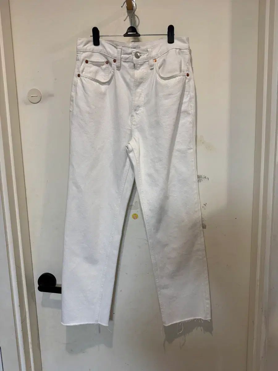 リーダン テン コルソ コモ 白 デニム パンツ