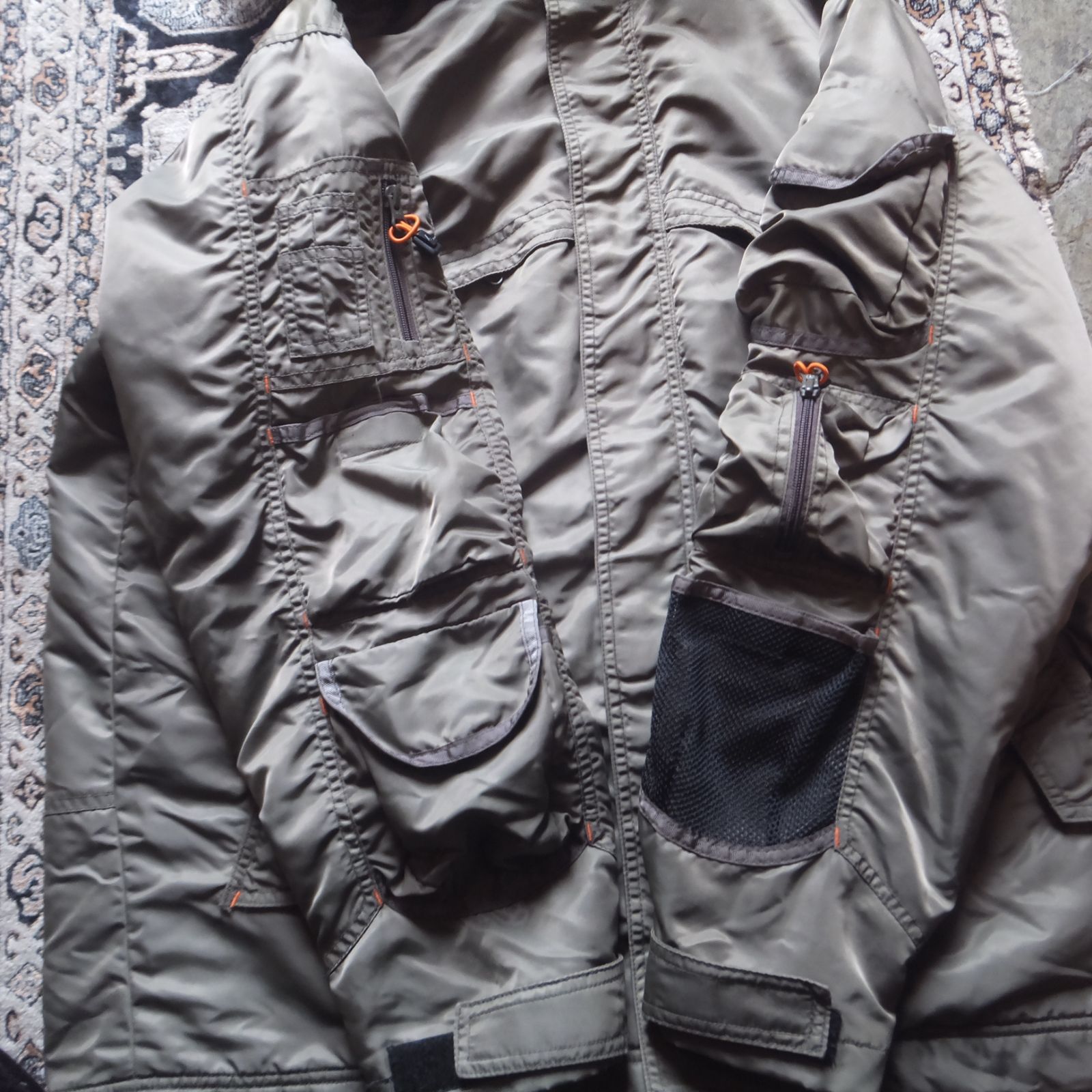 airwalk 90s-00s テック Y2K マルチポケットナイロンジャケット