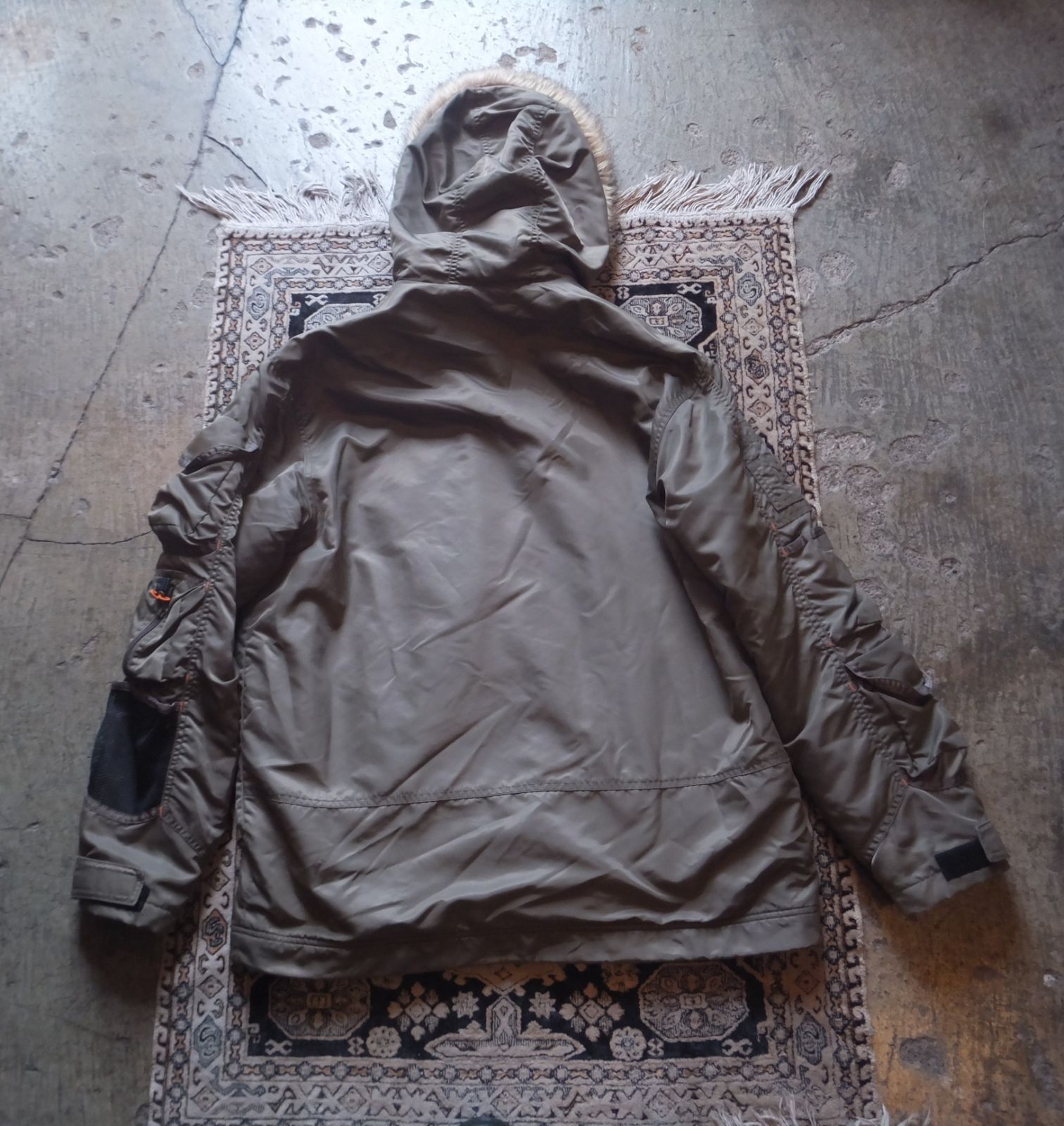 airwalk 90s-00s テック Y2K マルチポケットナイロンジャケット