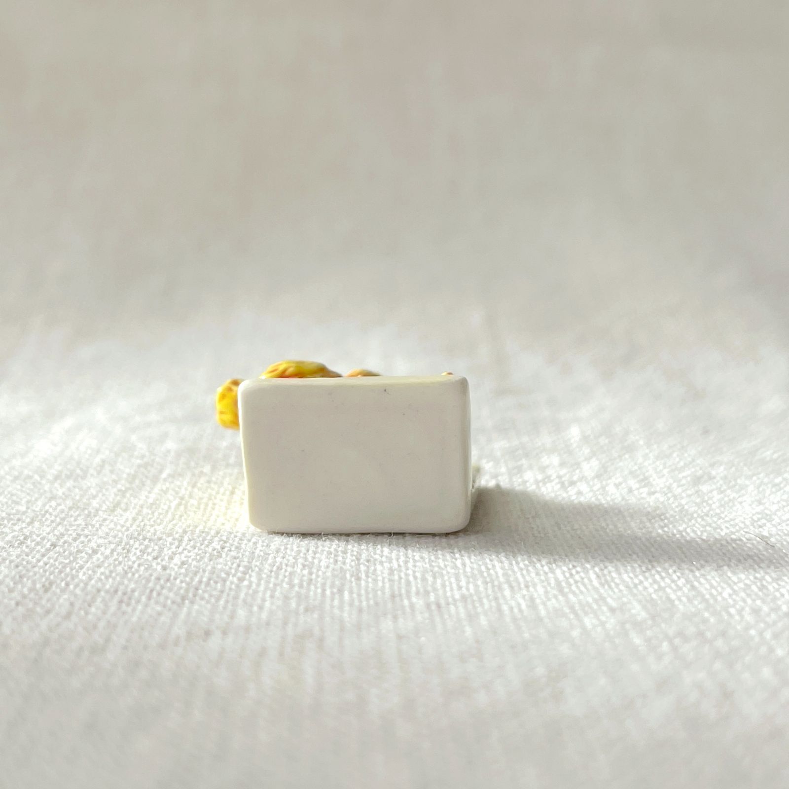 フェーヴ 王冠のにわとりとひよこ カード立て フランス フェーブ