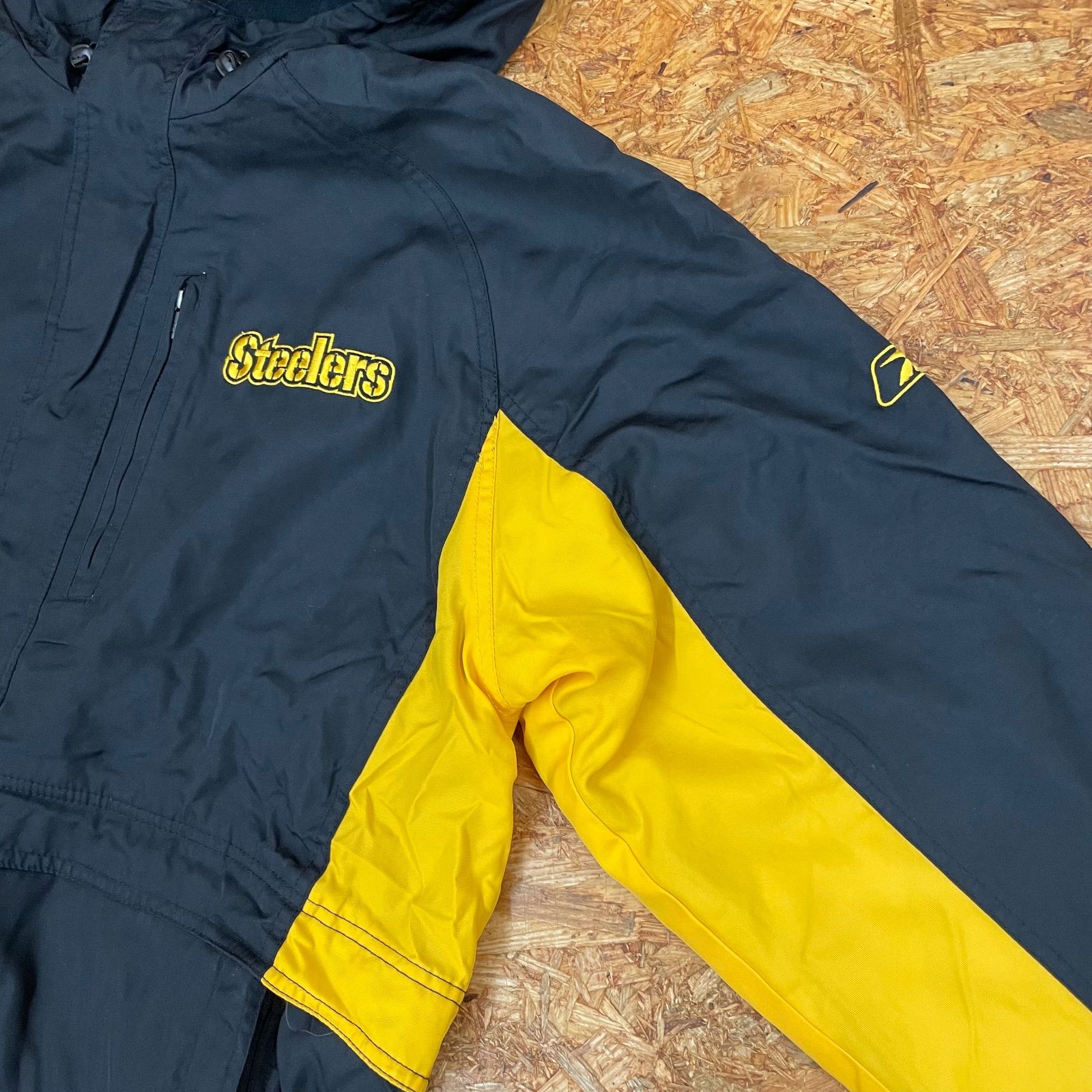 NFL オフィシャル Reebok PITTS BURGH STEELERS スポーツジャケット M