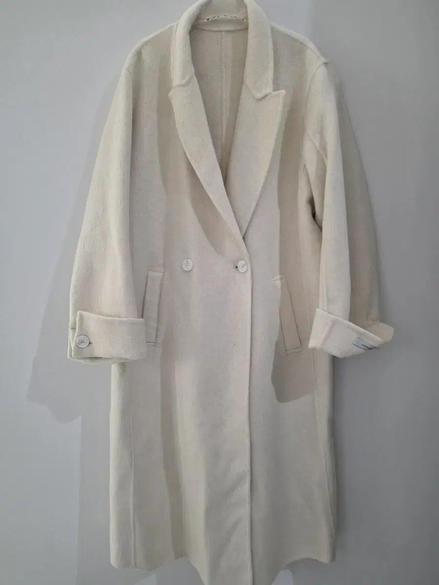 オーバーサイズ アイボリー ハンドメイド ロング コート
