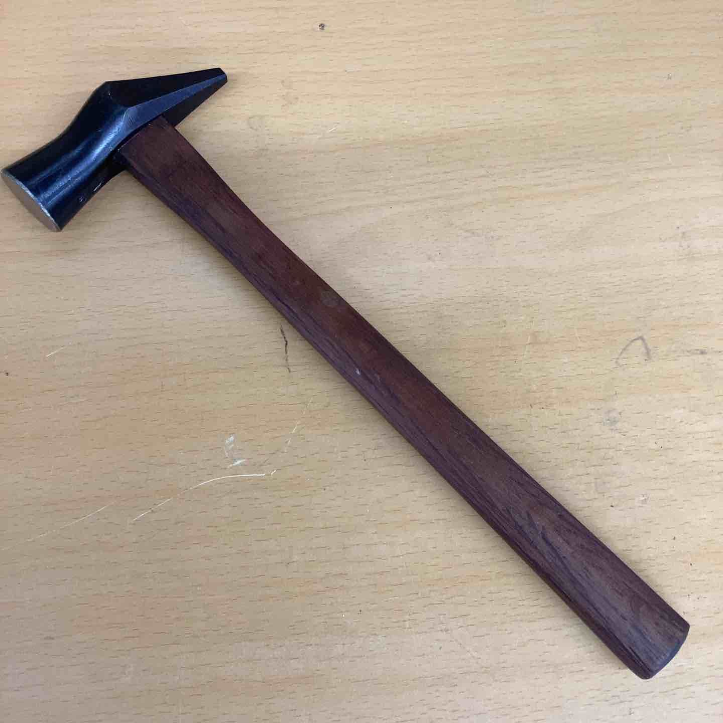 福下腹槌 30 mm 80匁 赤樫柄 下腹槌げんのう 釘 打ち込み カシメ 釘締め