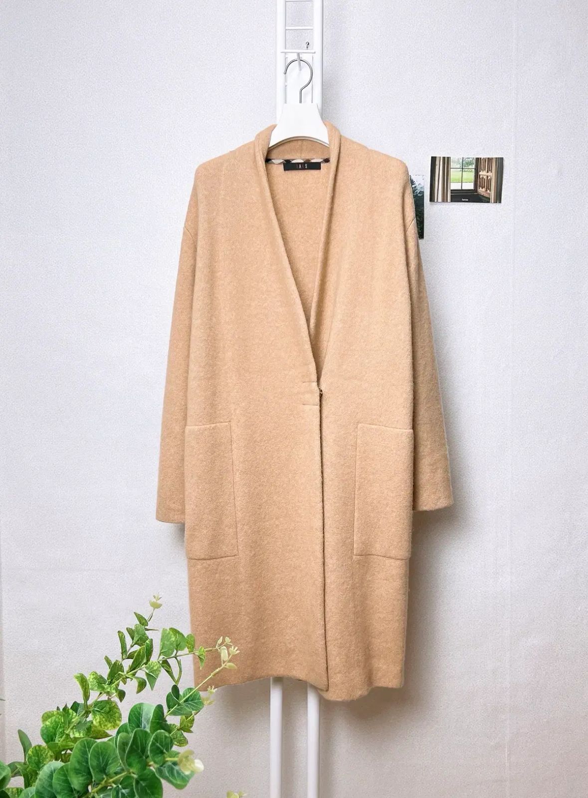 DAKS レディース カシミア ロング ニット カーディガン 95