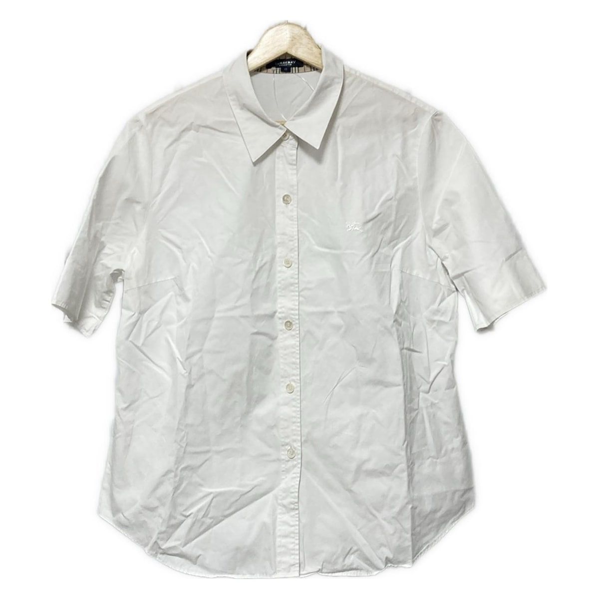 Burberry LONDON バーバリーロンドン 半袖シャツブラウス サイズ13 L レディース 白