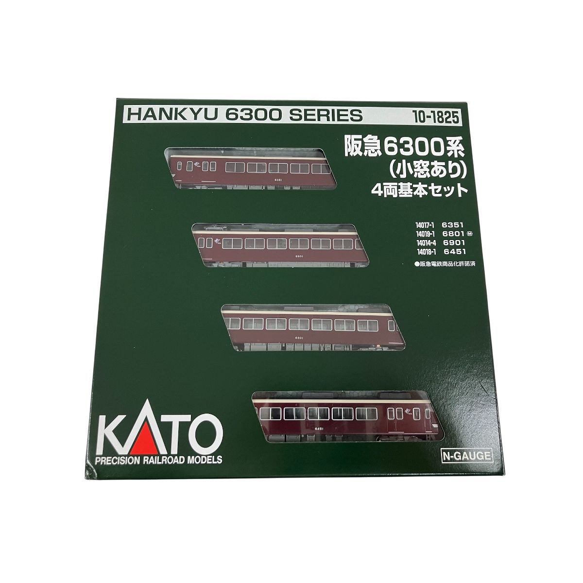 KATO 10 1825 Nゲージ 阪急6300系 小窓あり 4両基本セット カトー 良好