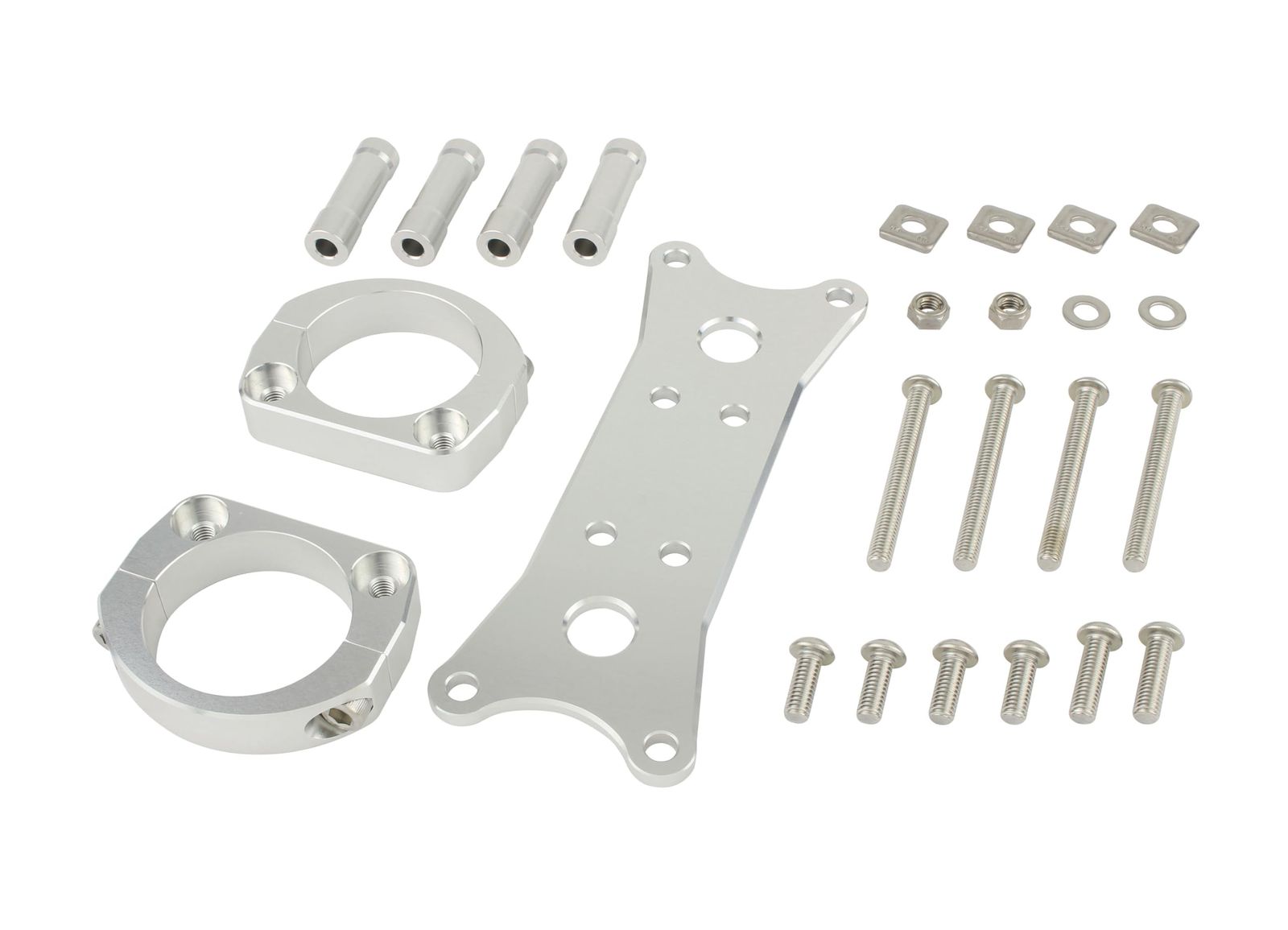 SHIFT UP シフトアップ ビレットスタビライザー φ27フォーク ナロー186 mmチッピ 用 シルバー 205084 03