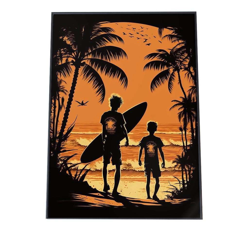 B3サイズ（約36x51cm）】【si-poster-79】サーファー ポスター サーフ