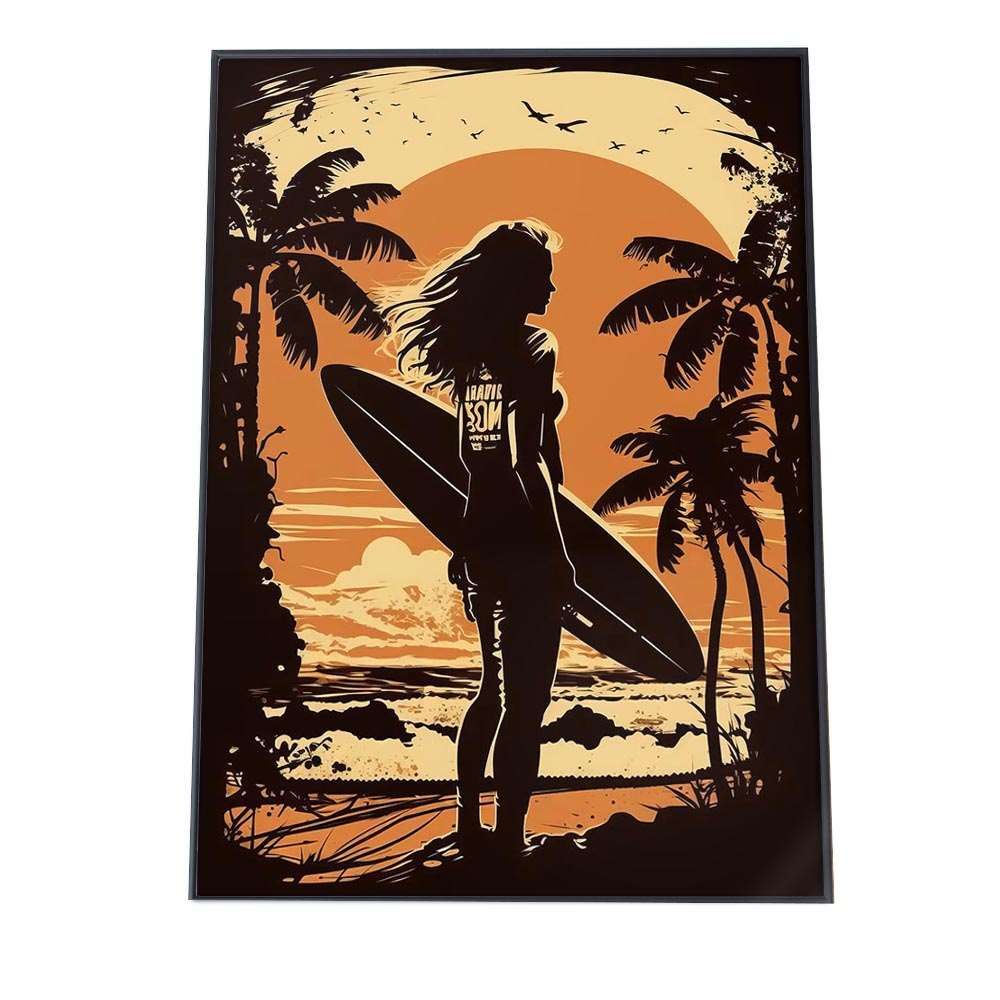 B4サイズ（約25x36cm）】【si-poster-81】サーファー ポスター サーフ