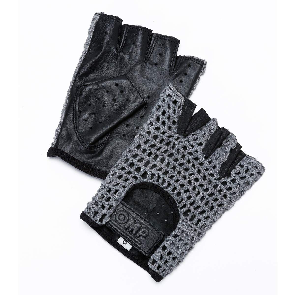 OMPレーシング OMP Racing タツィオ グローブ ドライビンググローブ Sサイズ ブラック グレー
