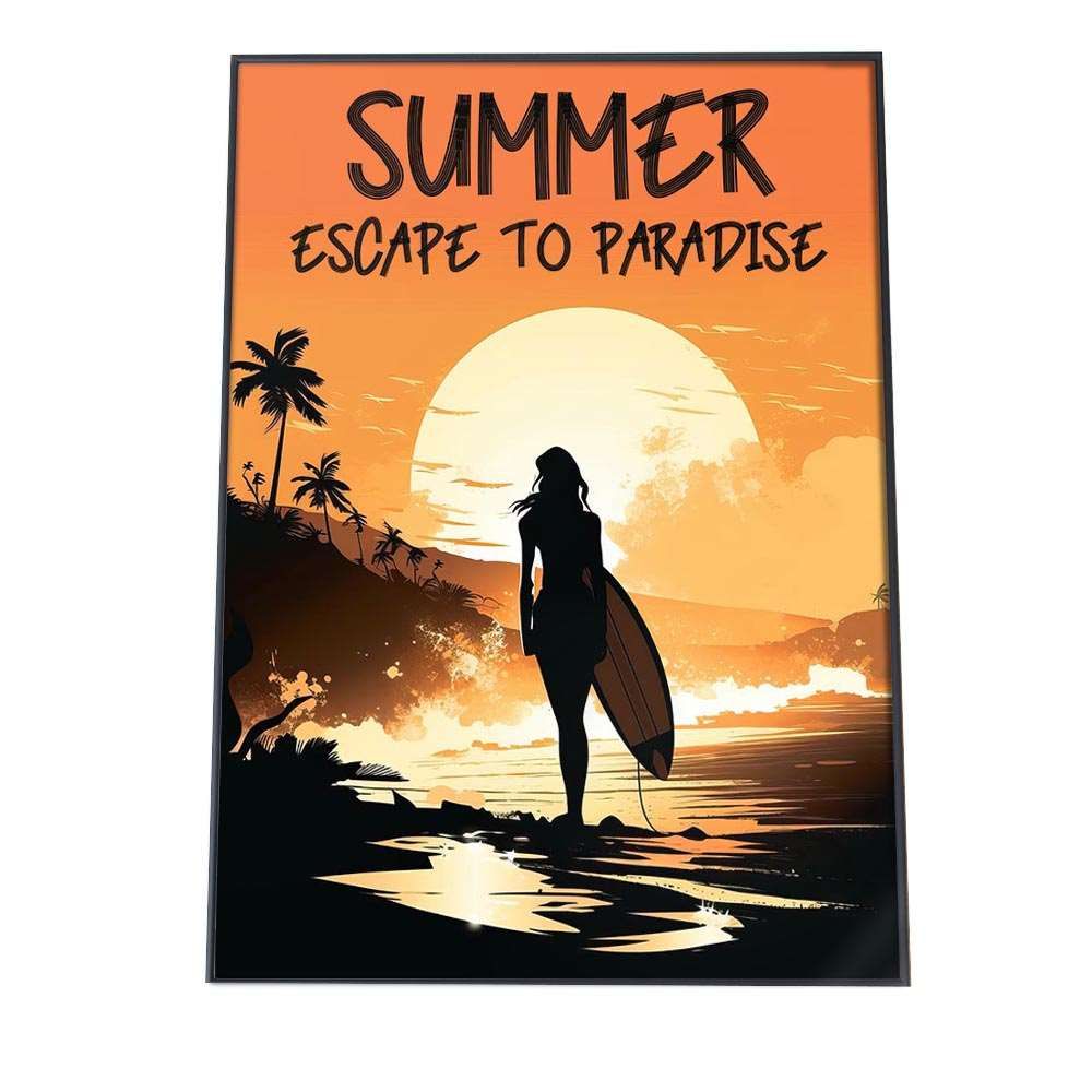 B2サイズ（約51x73cm）】【si-poster-85】ポスター サーフ ハワイアン