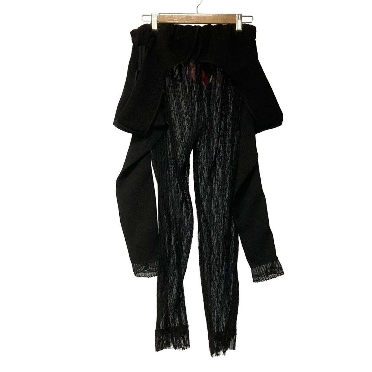 JENNY FAX ジェニー ファックス パンツ サイズF レディース 黒 フルレングス レース