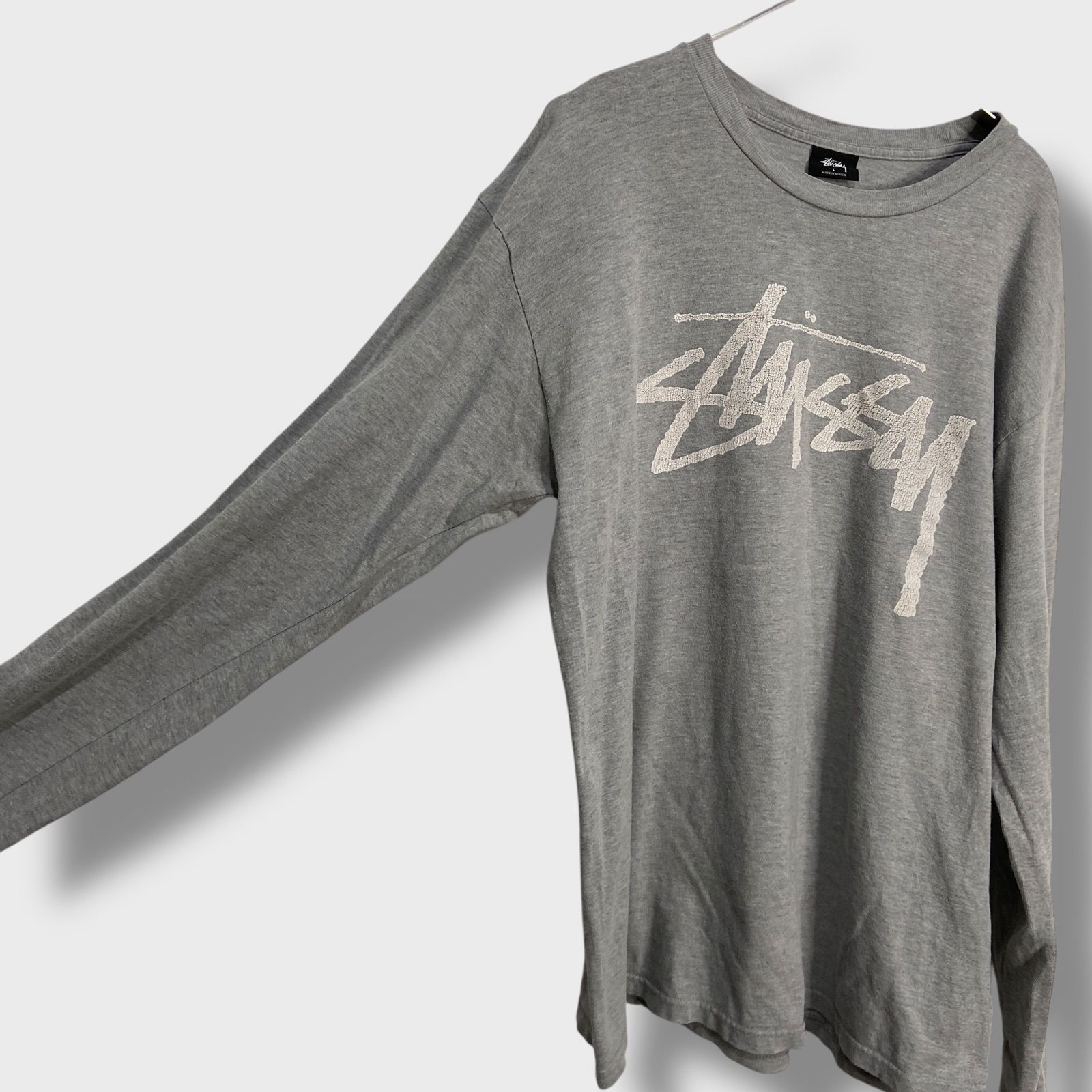 ☆STUSSY☆ステューシー☆プリントロゴロンT☆ショーンフォント 