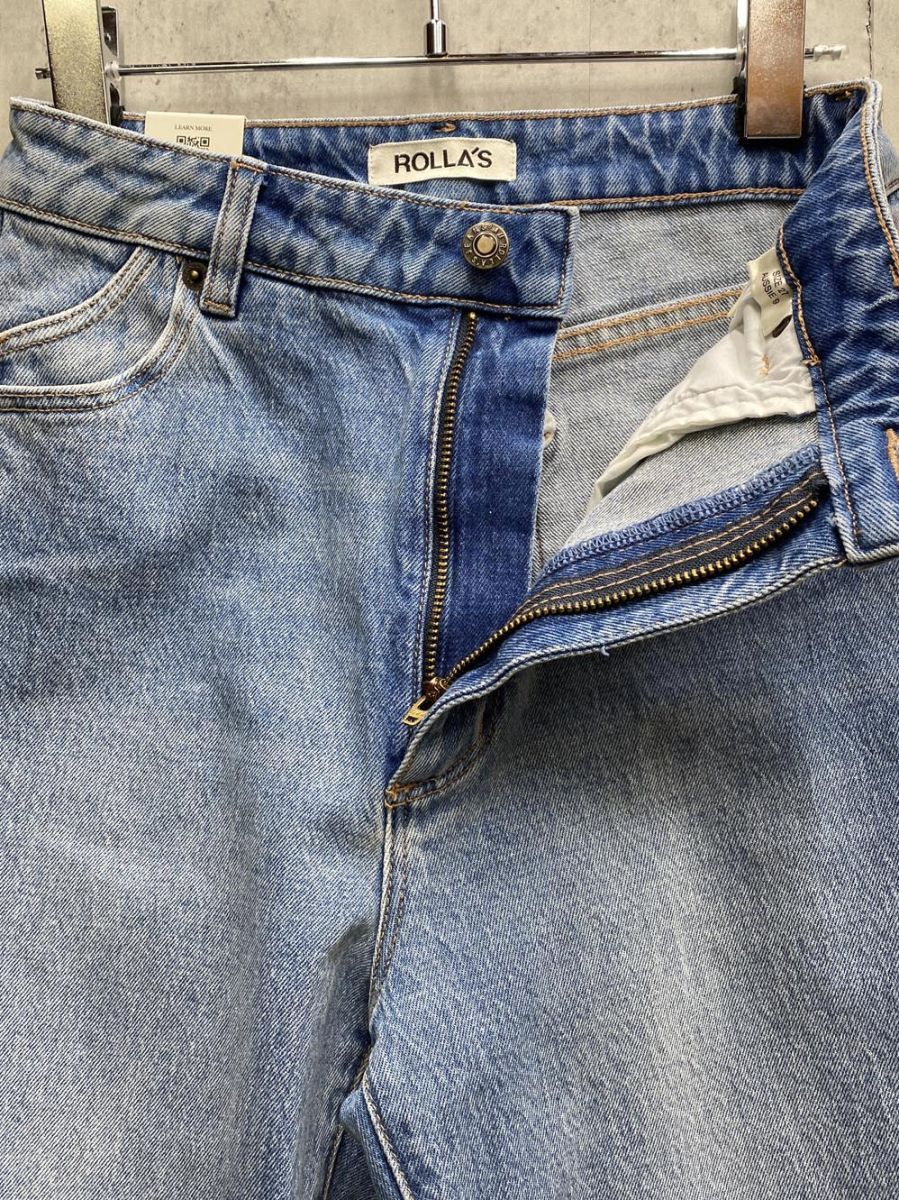 ROLLA S ローラス デニムパンツ size 27 水色 レディース