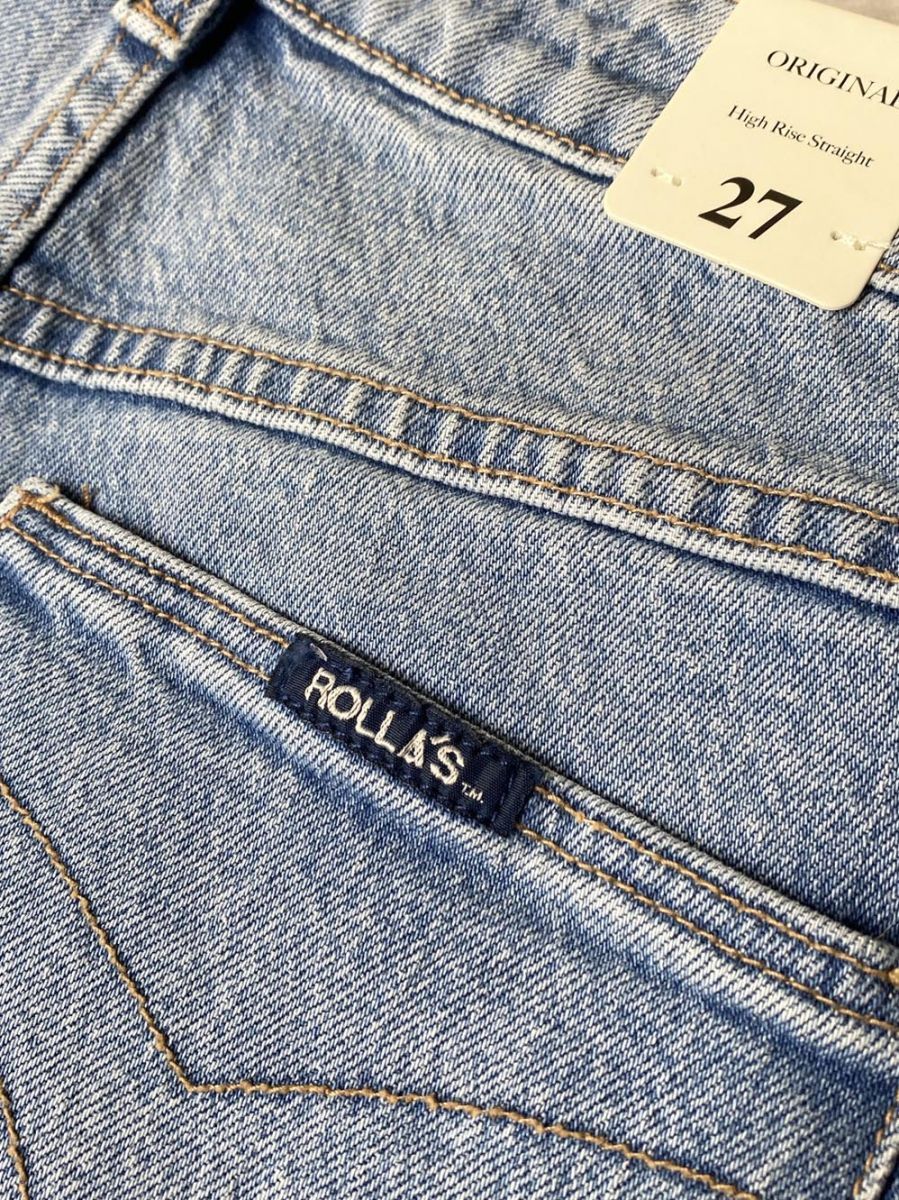  ROLLA S ローラス デニムパンツ size 27 水色 レディース その他 デニム ジーンズ