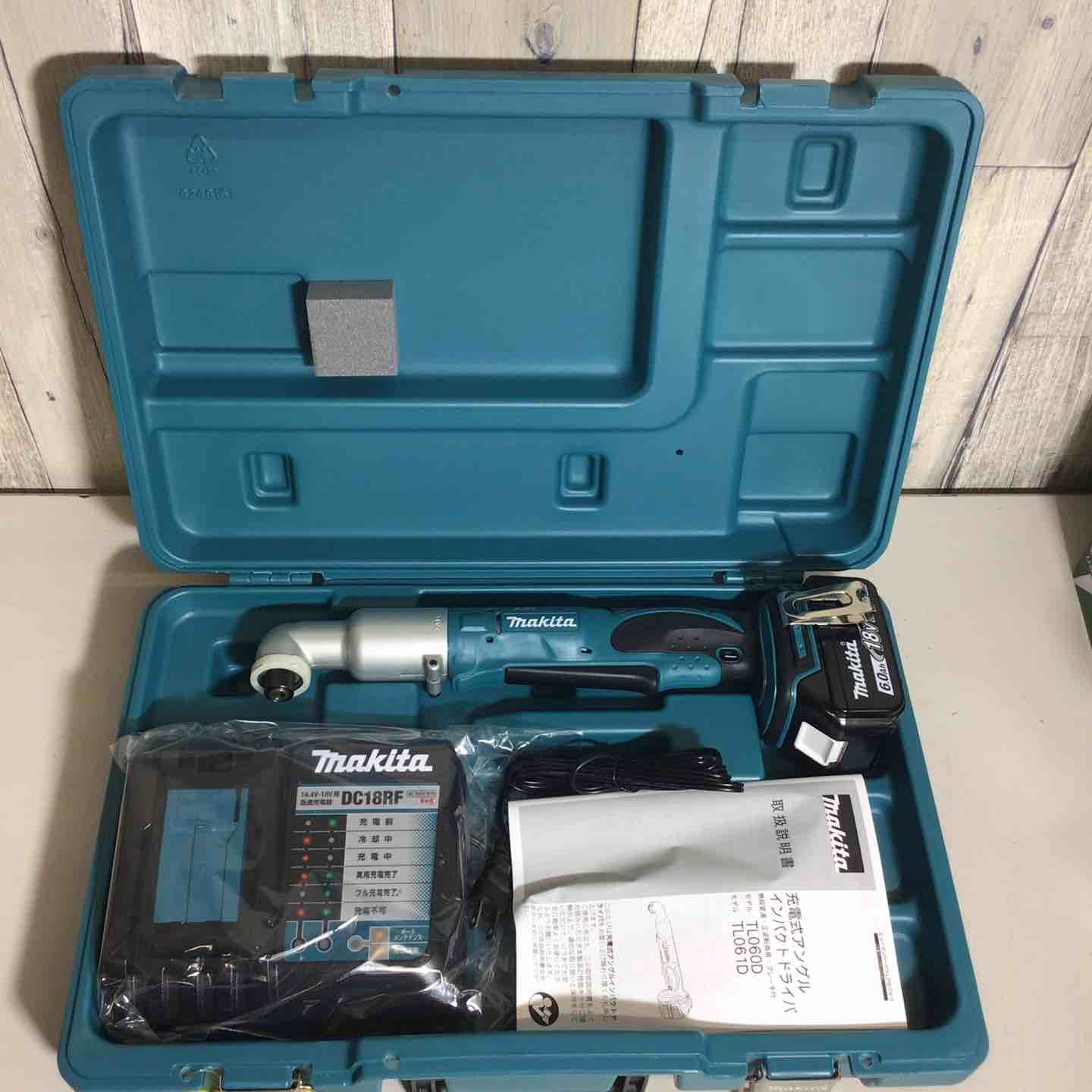 ♥品 バッテリー 充電器付 マキタ makita 充電式 アングルインパクトドライバ コードレス 18 V