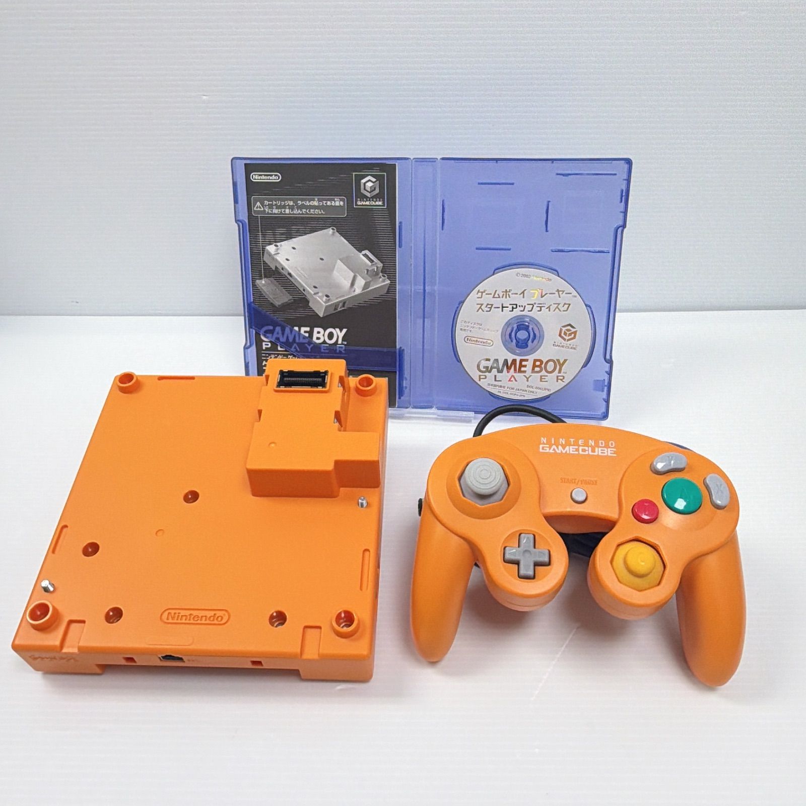 美品 ゲームボーイプレイヤー オレンジ スタートアップディスク