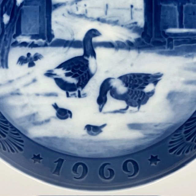 ロイヤルコペンハーゲン　イヤープレート　1969 ロイヤルコペンハーゲン イヤープレート 1969 ビンテージ 月面着陸
