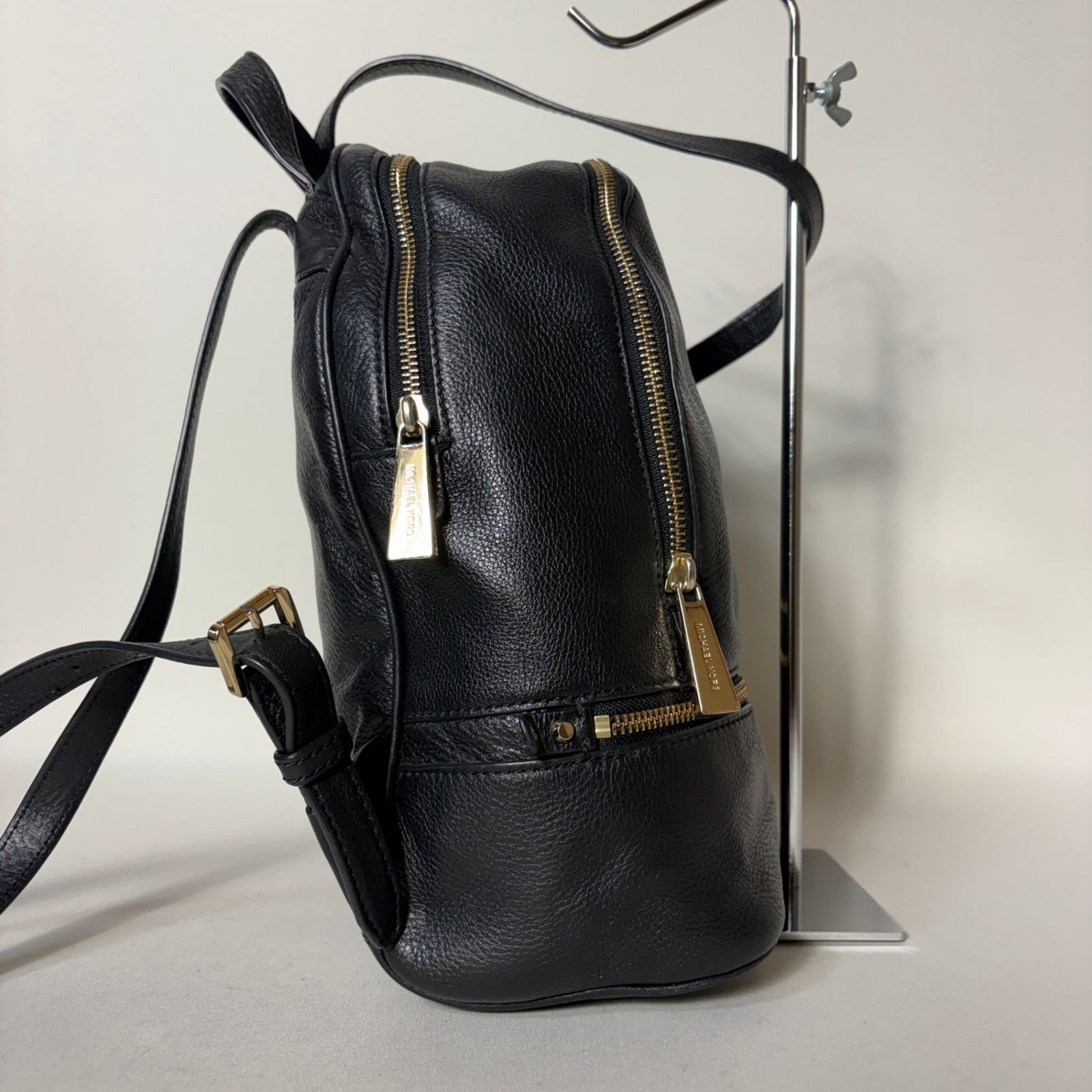 2512-21｜美品｜マイケルコース リュックサック レザー ブラック 