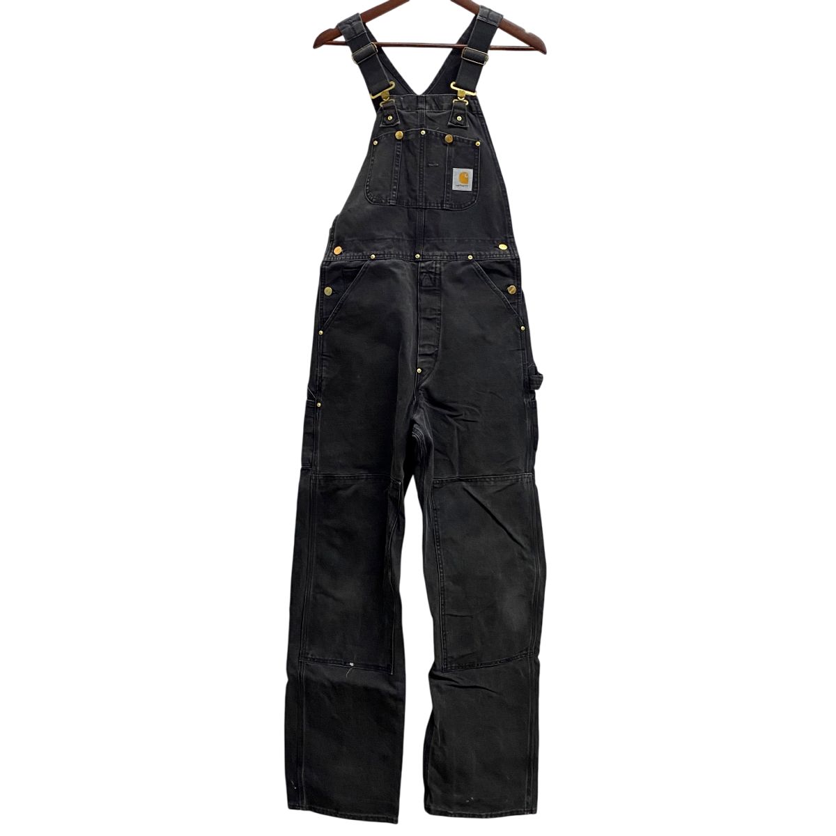 け*ん様 【希少/黒】Carhartt 01年製 ダブルニー ブラック W42× け*ん様 【希少/黒】Carhartt 01年製 ダブルニー ブラック W42× け*