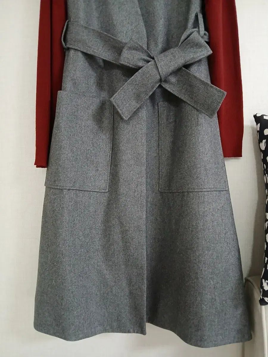  コスcos ベルト付き ベスト スタイル ロング ONE PIECE 長袖 七分袖 その他