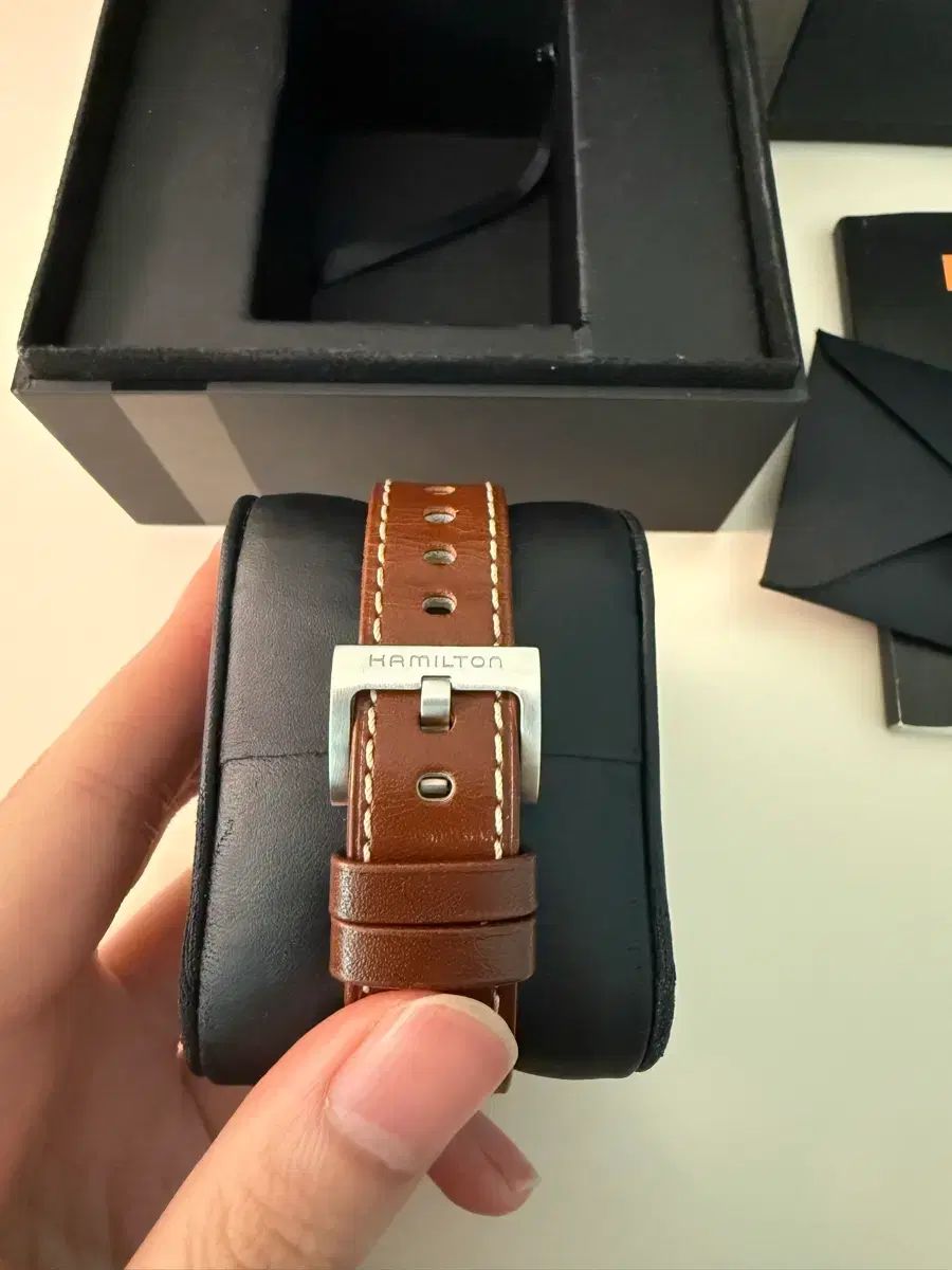  ハミルトン カーキフィールド オート 38 mm フルセット 自動巻き時計 腕時計(アナログ)