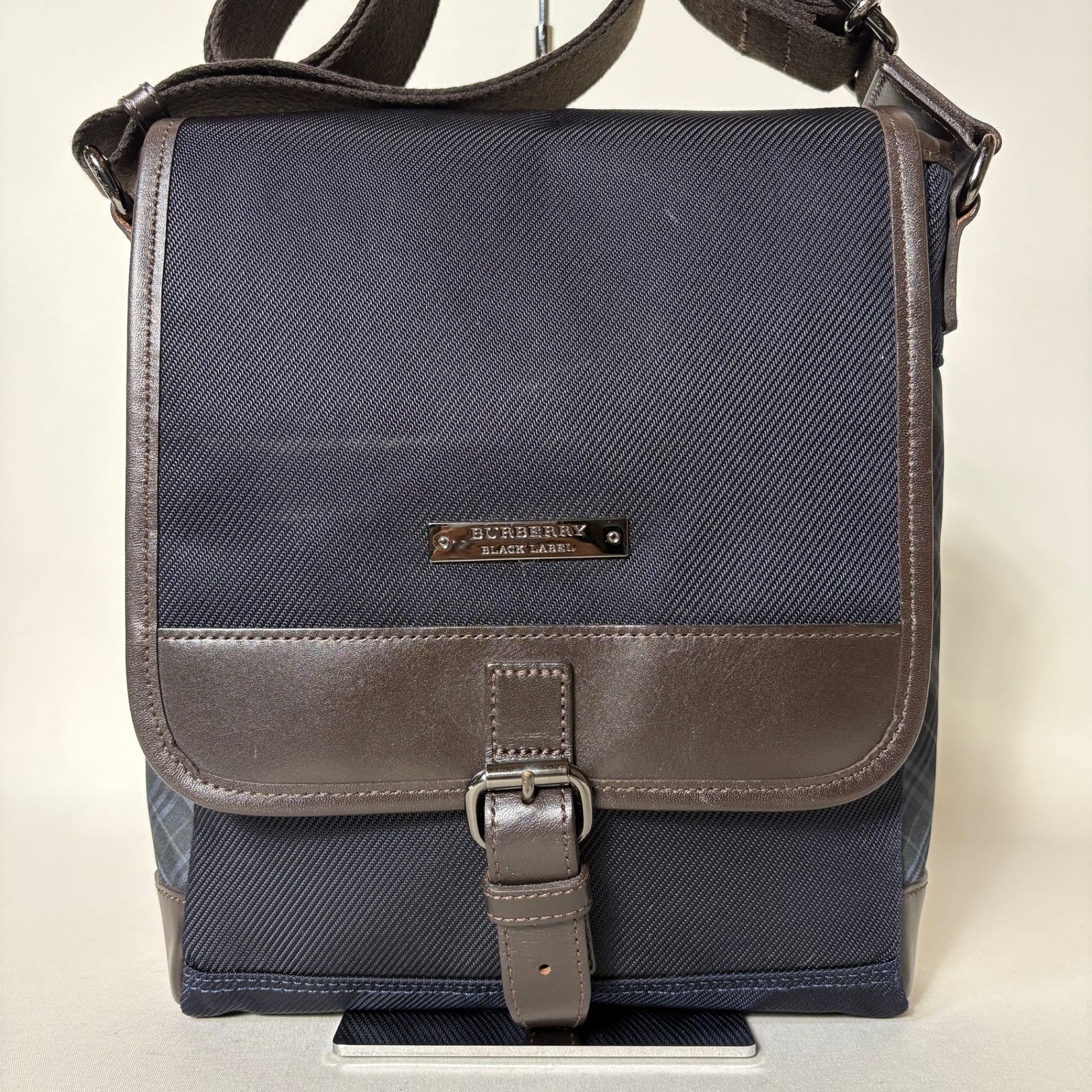 2512-210｜美品｜バーバリー ショルダーバッグ ダークブラウン 