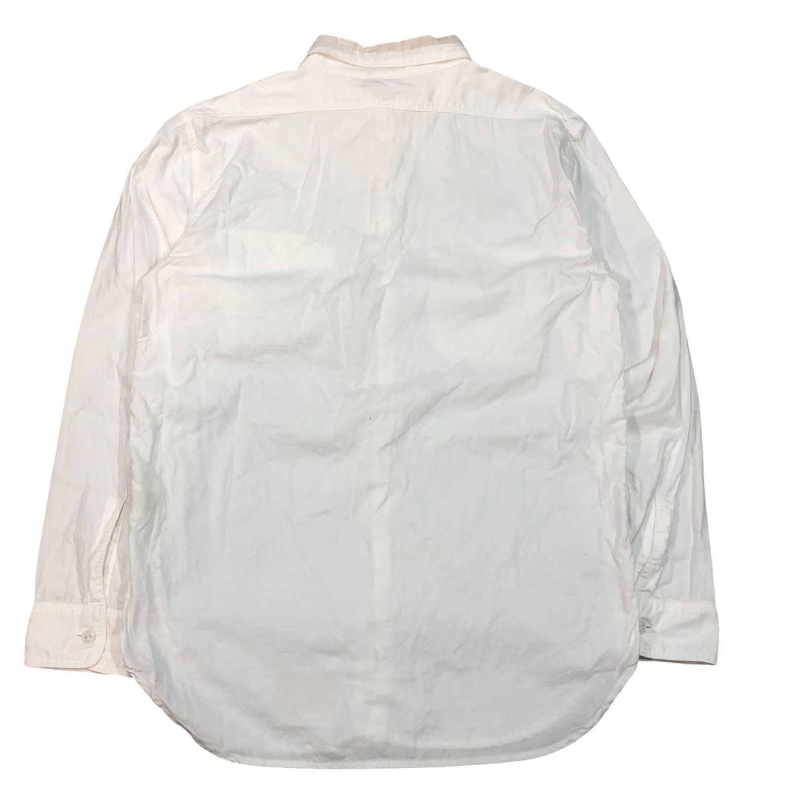 KAPITAL キャピタル 襟、ポケット付き 長袖 シャツ ホワイト 2 KT60-D5