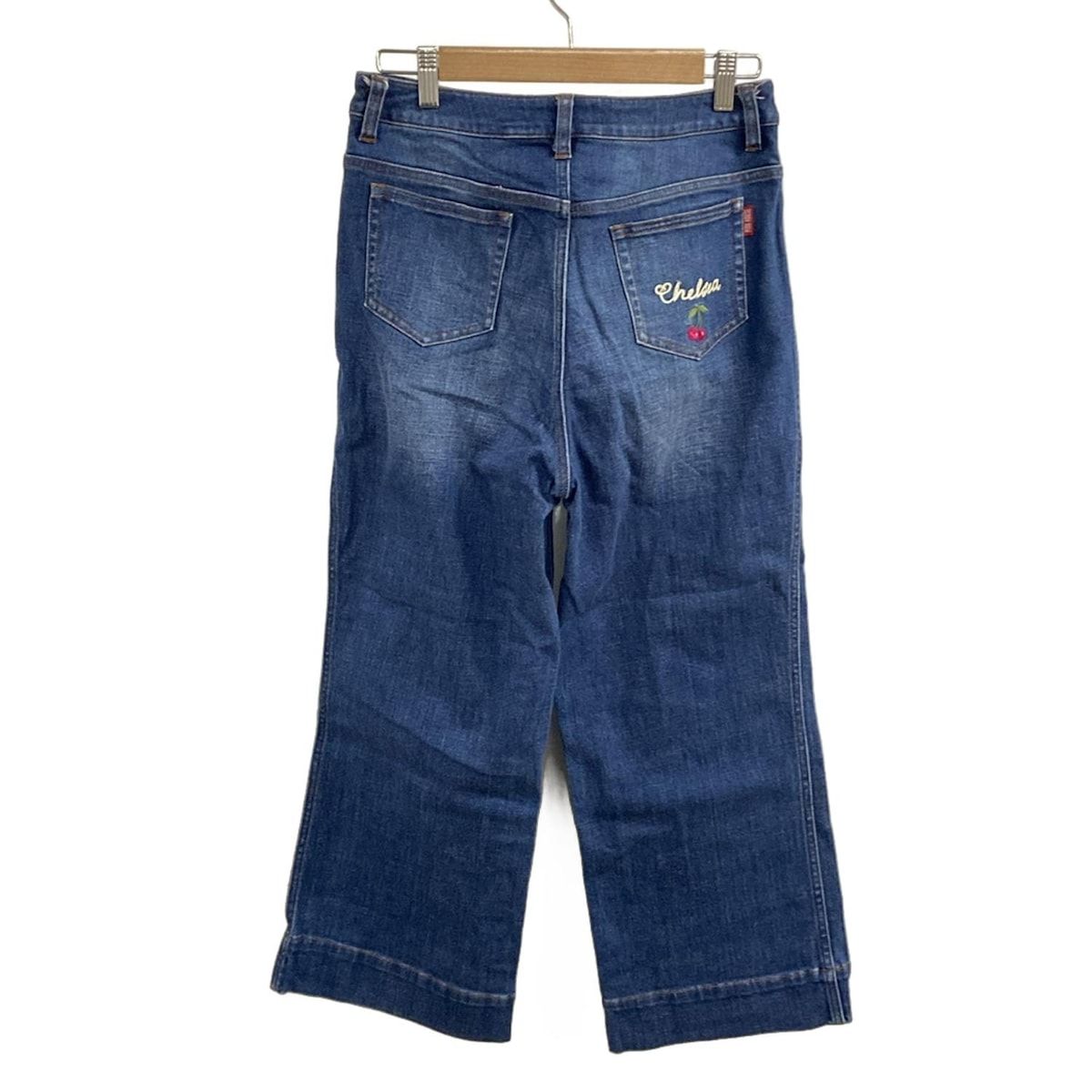 PINK HOUSE ピンクハウス ジーンズ サイズ3 L レディース ネイビー フルレングス CHELSEA