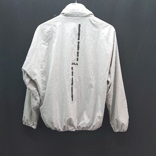 ◇ FILA フィラ ハイネック ジップアップ ロゴプリント 長袖